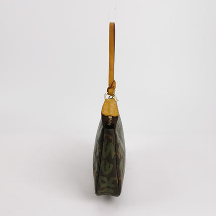 Louis Vuitton x Stephen Sprouse Green Graffiti Monogram Pochette Accessoire