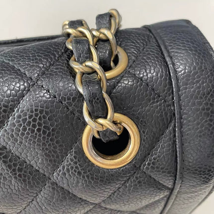 Chanel Paris Limited Medium Black Caviar Leather Gold Hardware 2015-16