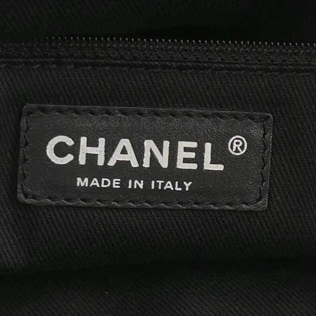 Sold Chanel Black Calfskin Fur Mademoiselle Lock 2way Tote, 2010