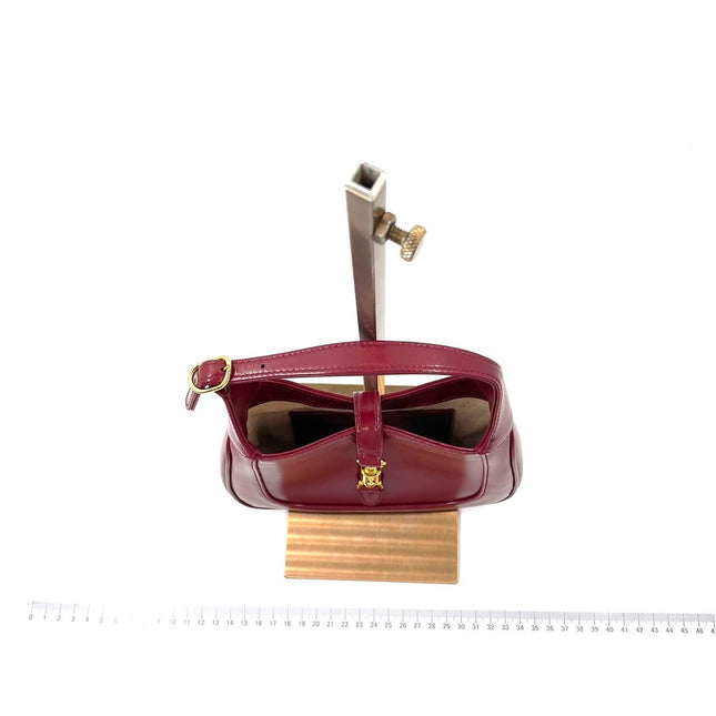 Gucci Jackie 1961 Mini Red Burgundy Leather Bag
