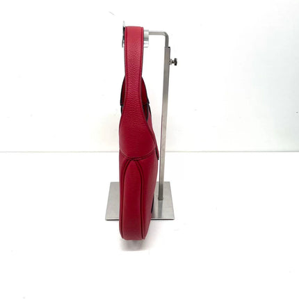 Gucci Jackie 1961 Small Red Pebbled Leather Shoulder Bag