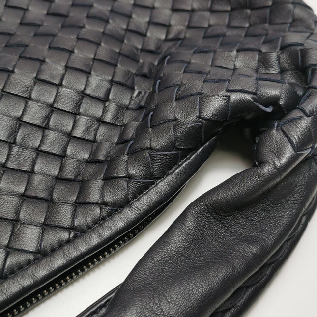 Bottega Veneta Hobo Maxi Midnight Navy Black leather 50cm