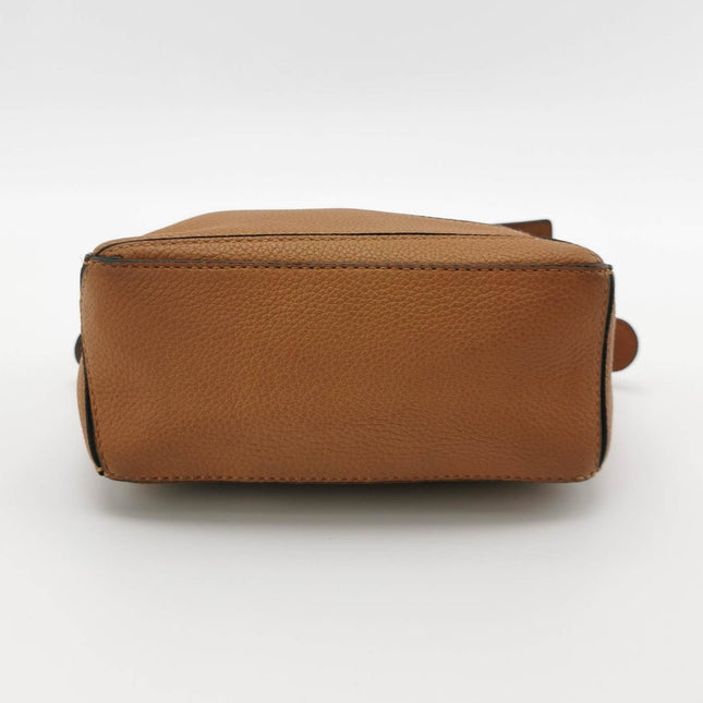 Sold Loewe Puzzle Mini Caramel Tan Grained Calfskin Leather Crossbody Bag