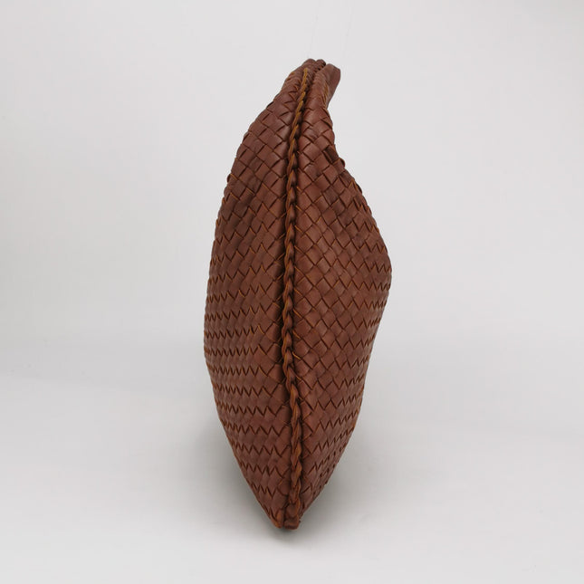 Bottega Veneta Hobo Bag Lambskin leather Brick Red 47cm