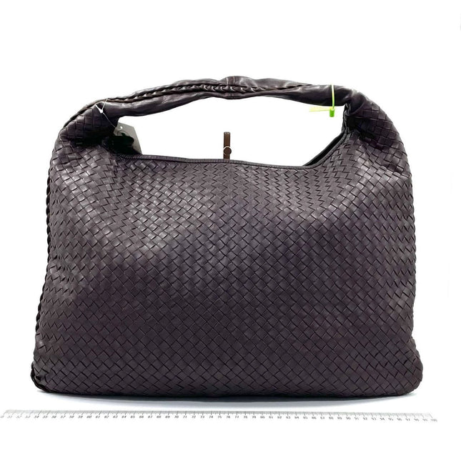 Sold Bottega Veneta Hobo Bag Large Dark Brown Lambskin leather-Luxbags