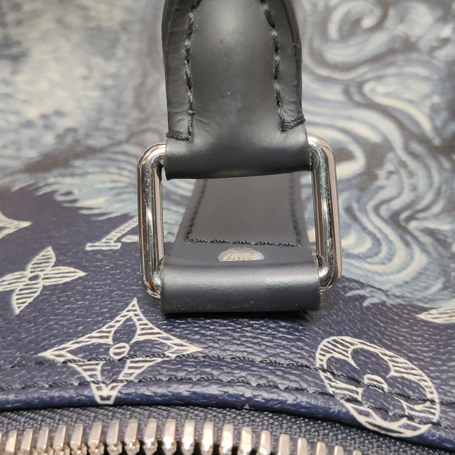 Louis Vuitton x Chapman Brothers Keepall 45 Bandouliere Lion Navy