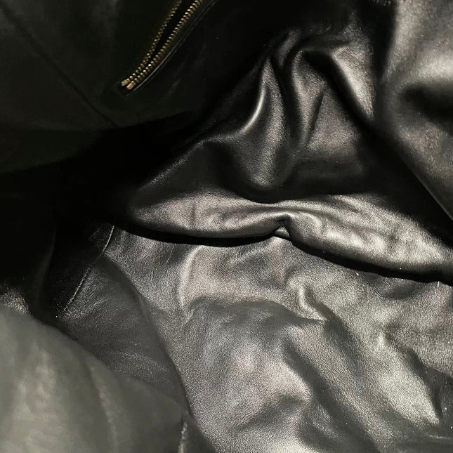 Bottega Veneta Hop Large Stripe Leather Hobo Bag 54cm