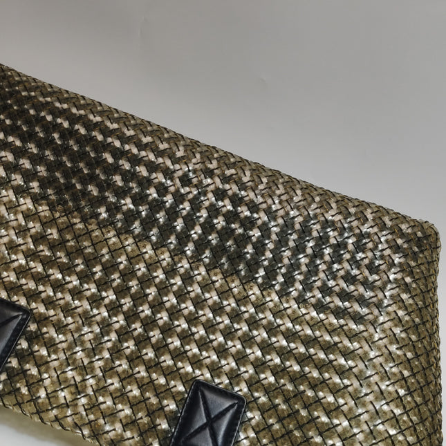 Bottega Veneta Cabat Large Intreccio Transparent Leather and PVC Tote Bag