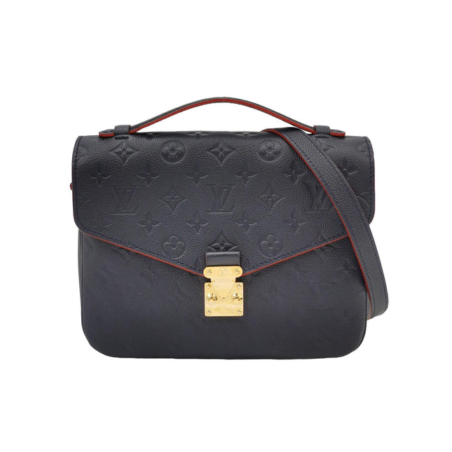 Louis Vuitton Pochette Métis Monogram Empreinte Leather Navy-Luxbags