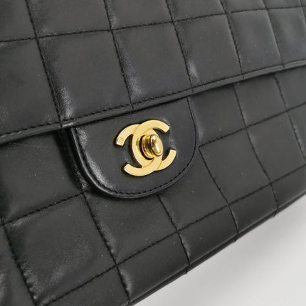 Sold Chanel East West Chocolate Bar Black Leather