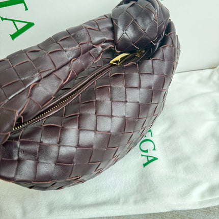Bottega Veneta Jodie Mini Dark Burgundy Wine Leather