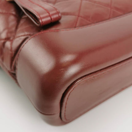 Sold Chanel Gabrielle Hobo 2018 Burgundy Leather Small Crossbody Bag