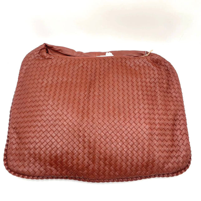 Bottega Veneta Veneta Hobo Maxi Brick Red Intrecciato Leather Bag 50cm
