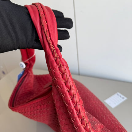 Bottega Veneta Veneta Hobo Maxi Dark Red Leather 51cm