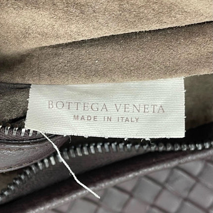 Sold Bottega Veneta Hobo Bag Large Dark Brown Lambskin leather
