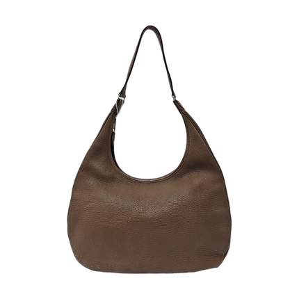 Hermes Gao Étoupe Dark Grey Clemence Leather Hobo Shoulder Bag 2008