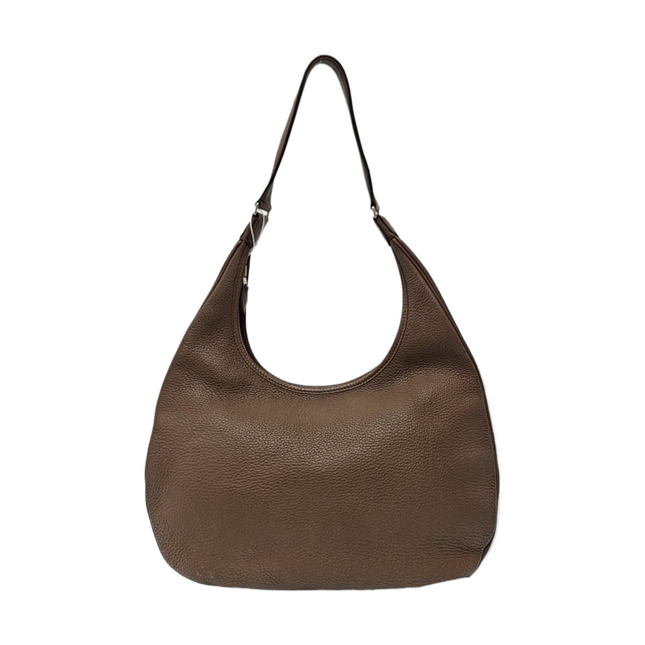 Hermes Gao Étoupe Dark Grey Clemence Leather Hobo Shoulder Bag 2008