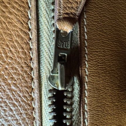 Hermes Kelly 28 Sellier Brown Gold Epsom Leather Gold Hardware 1985