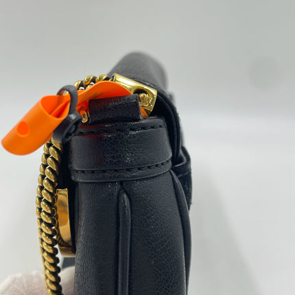 Louis Vuitton Avant-Garde Pochette Clutch Suede Leather Crystal Logo, 2011