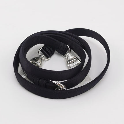 Lady Dior Mini Black Silk with Crystals Silver Hardware