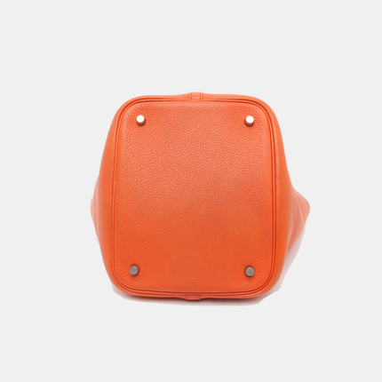 Hermes Picotin 22 Orange Clemence Taurillon Leather 2009