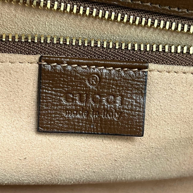 Sold Gucci 1955 Horsebit Shoulder Bag Caramel Brown Small Leather Never Worn