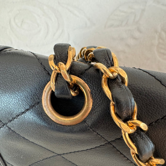 Chanel Paris Limited  Black Lambskin Leather with Bi-color Hardware