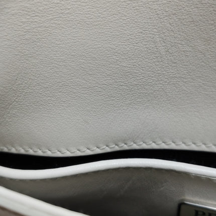 Prada Cleo Flap White Leather Shoulder bag