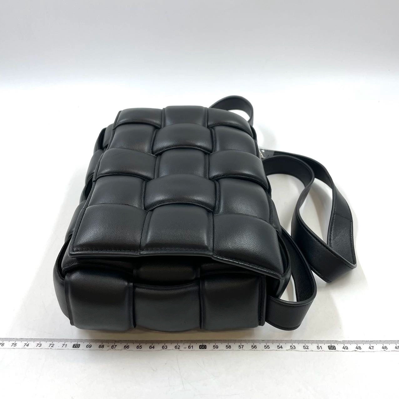 Bottega Veneta Padded Cassette Black Leather