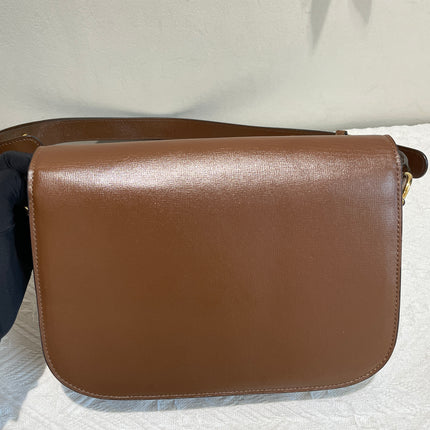 Gucci 1955 Horsebit Shoulder Bag Caramel Brown Small Leather