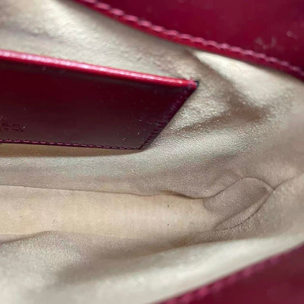 Gucci Jackie 1961 Mini Red Burgundy Leather Bag
