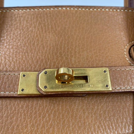 Hermes Birkin 40 Gold TC Clemence Leather Gold Hardware 1994
