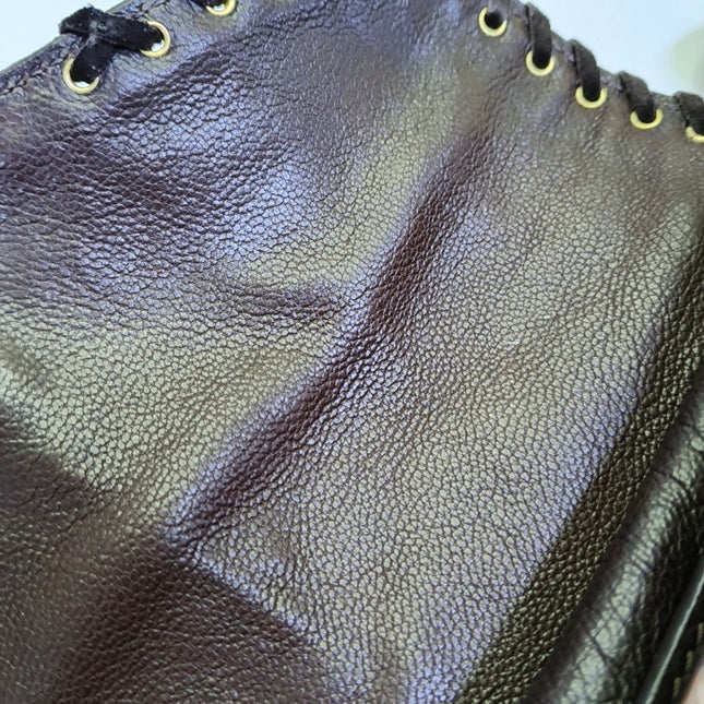 Prada Messenger Leopard Print Pony-style Calfskin Fringe Trimmed Shoulder Bag