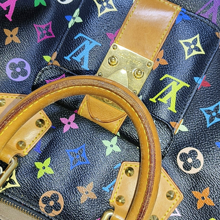 Louis Vuitton x Takashi Murakami Speedy 30 Lock Black Multicolor