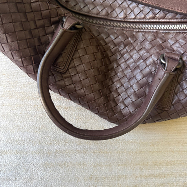 Bottega Veneta Maxi Convertible Tote Dark Chocolate Brown Leather