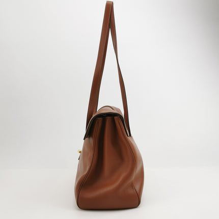Celine Soft 16 Bag Caramel Natural Tan Smooth Calfskin Leather