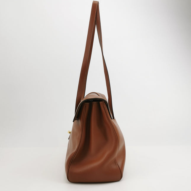 Celine Soft 16 Bag Caramel Natural Tan Smooth Calfskin Leather