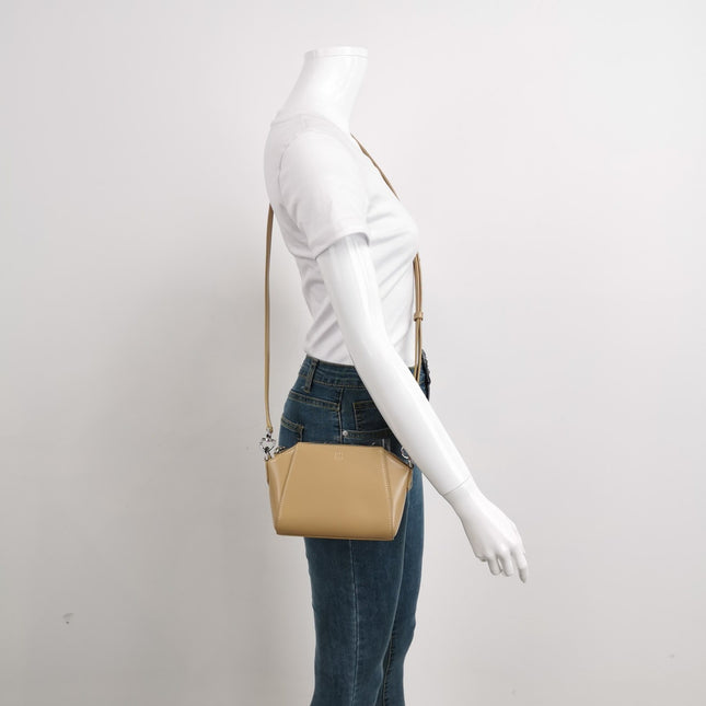 Sold Givenchy Antigona Nano Beige Calf Leather Crossbody Bag