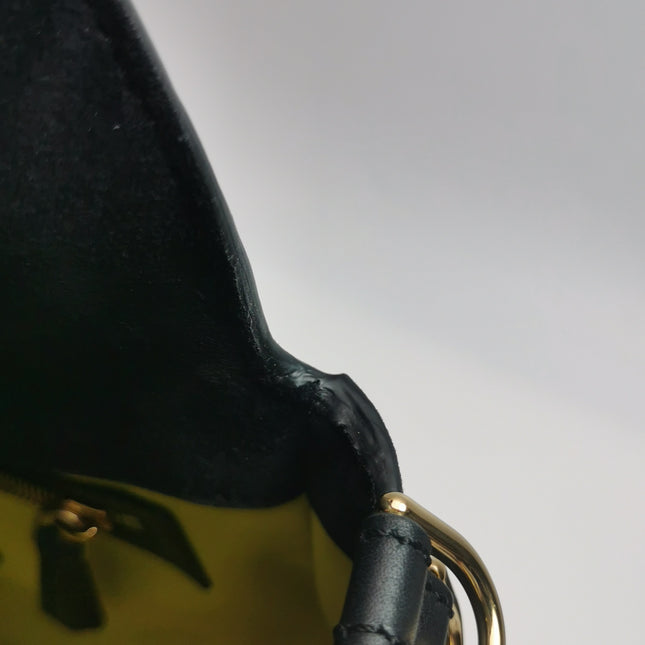 Fendi x Versace Baguette Black Suede With Multi-color Crystal Embellishment