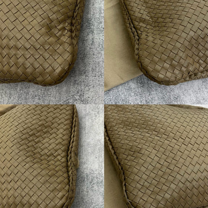Bottega Veneta Veneta Hobo Maxi Dark Beige Leather 52cm