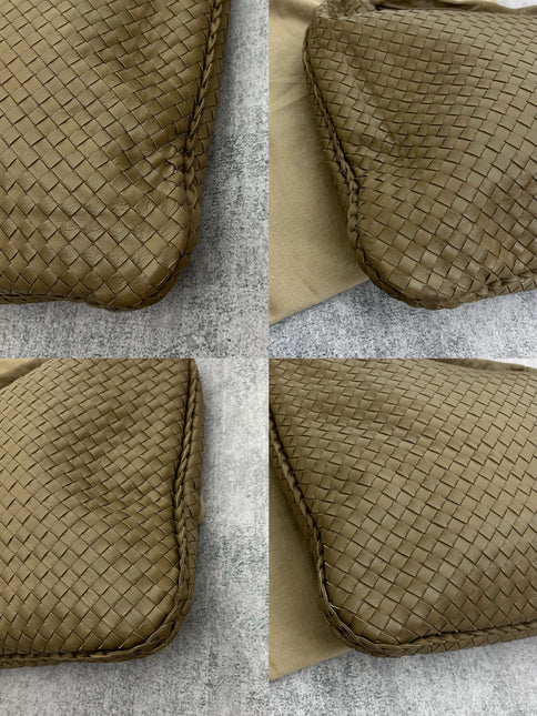 Bottega Veneta Veneta Hobo Maxi Dark Beige Leather 52cm