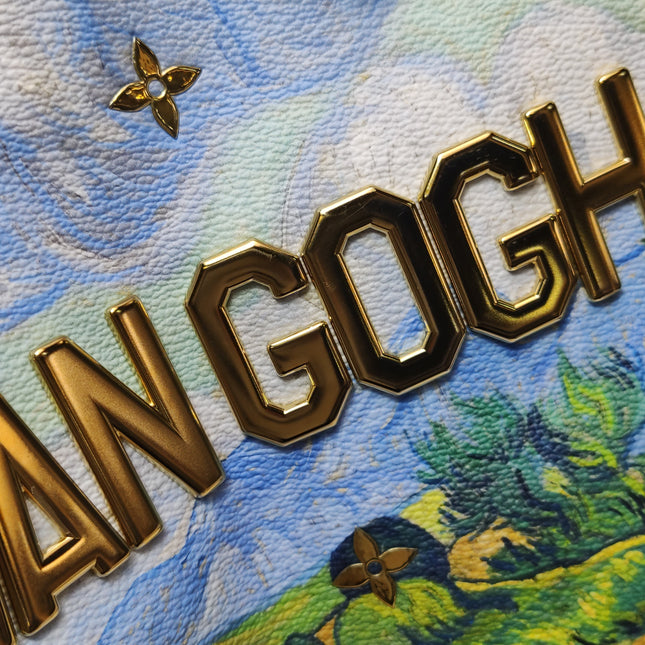 Louis Vuitton x Jeff Koons Speedy 30 Van Gogh Top Handle Bag