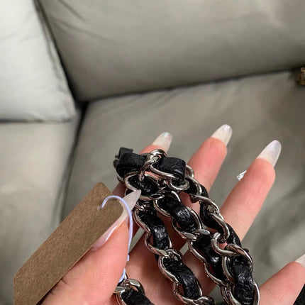 Chanel Classic Flap Mini Black Caviar Silver Hardware 2017-18
