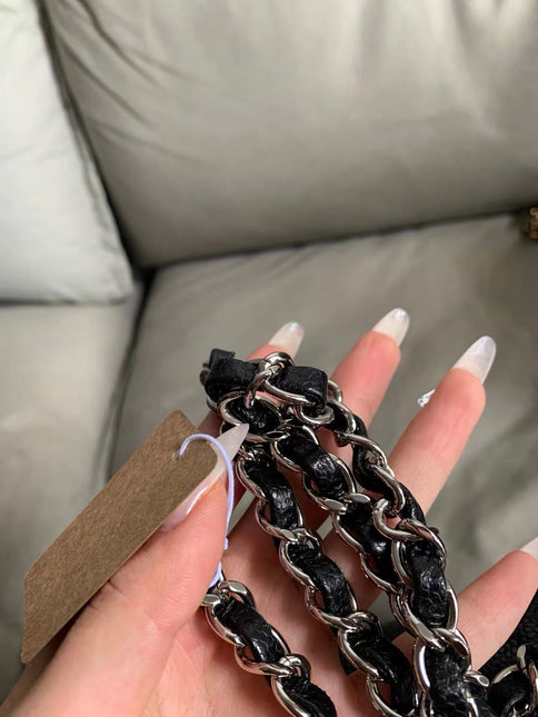 Chanel Classic Flap Mini Black Caviar Silver Hardware 2017-18