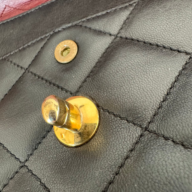 Chanel Paris Limited  Black Lambskin Leather with Bi-color Hardware