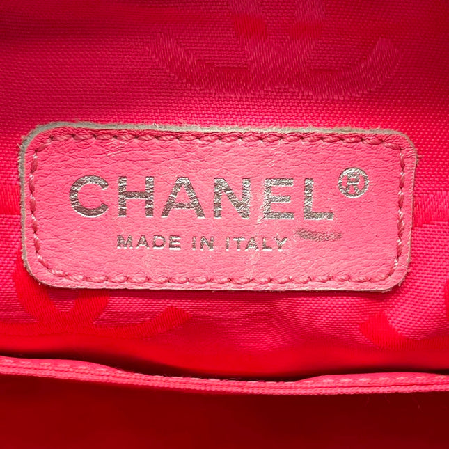 Chanel Cambon Multi-pocket Ligne Reporter Bag Medium Black CC on Black Calfskin Leather