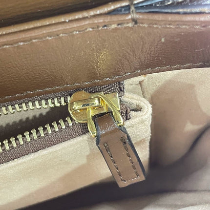 Gucci 1955 Horsebit Shoulder Bag Caramel Brown Small Leather