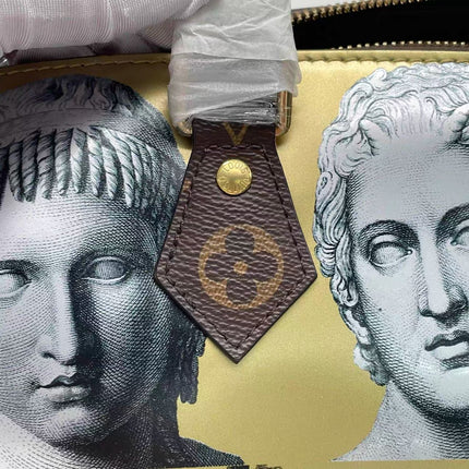 Louis Vuitton Speedy 25 Bandouliere Fornasetti Museum Gold