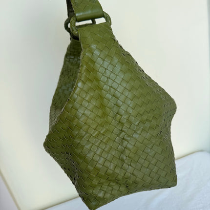 Bottega Veneta Shoulder Bag Avocado Green 38cm