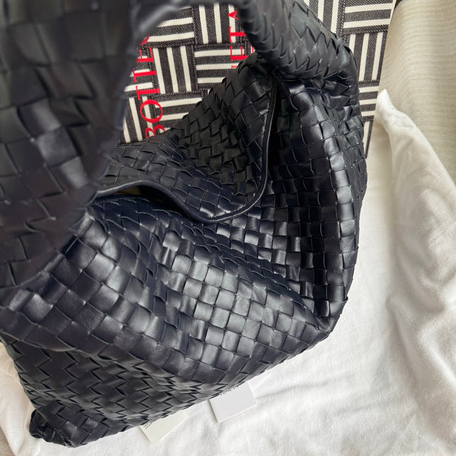 Bottega Veneta Hop Large Leather Navy Hobo Bag 55cm